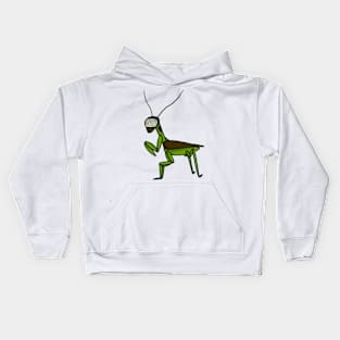 TV Praying Mantis :: Imaginary Creatures Kids Hoodie